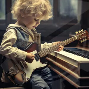 مثلاً تصویری از نواختن ساز یا ذهن فعال