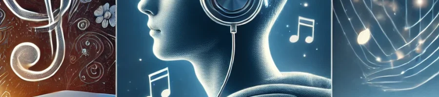 DALL·E 2025-02-01 00.35.05 - 1. A calming scene of a person listening to classical music with headphones, looking relaxed and stress-free._2. A student studying with headphones on